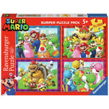 Argos Super Mario 4 x 100 Piece Bumper Jigsaw Puzzle Pack- Buy online at McGrocer