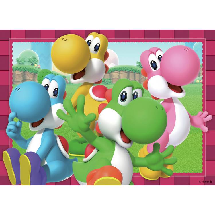Super Mario 4x100 piece jigsaw puzzle pack, imported from the UK
