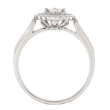 Revere 9ct white gold engagement ring 0.20ct diamond (British brand)