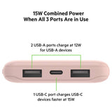 Belkin power bank pink 10000mAh, imported from the UK