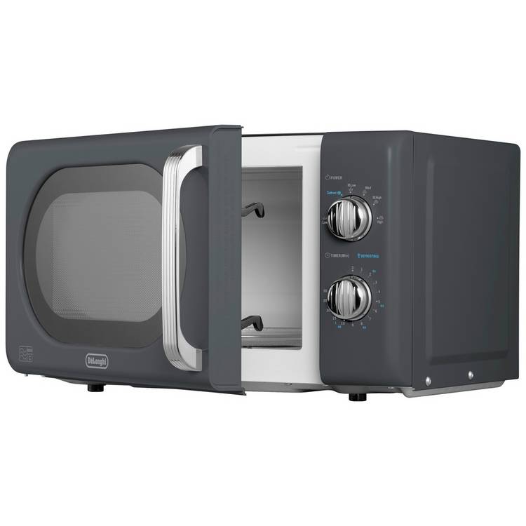 De'Longhi Argento Flora microwave grey 20L, UK version