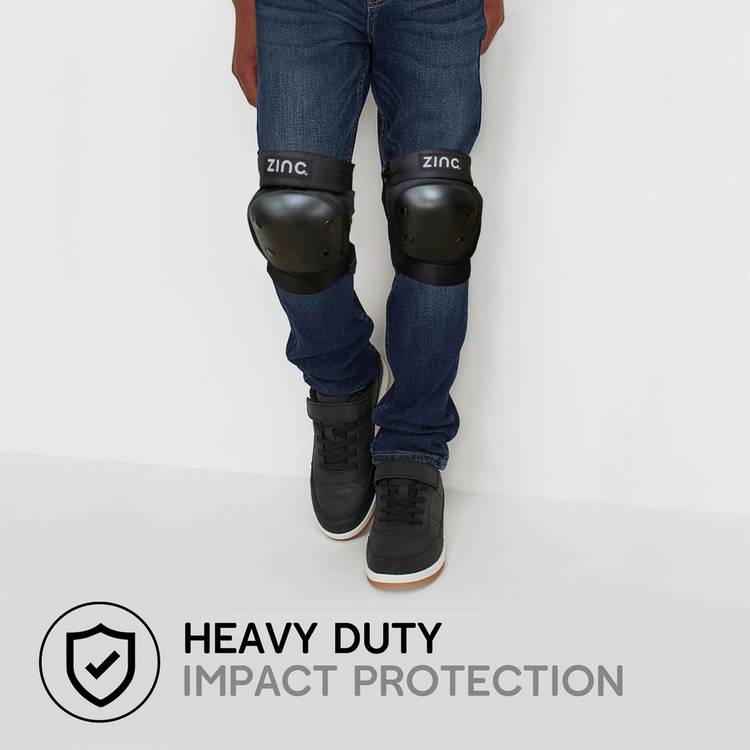 Zinc heavy duty bike and scooter protection pads - British product