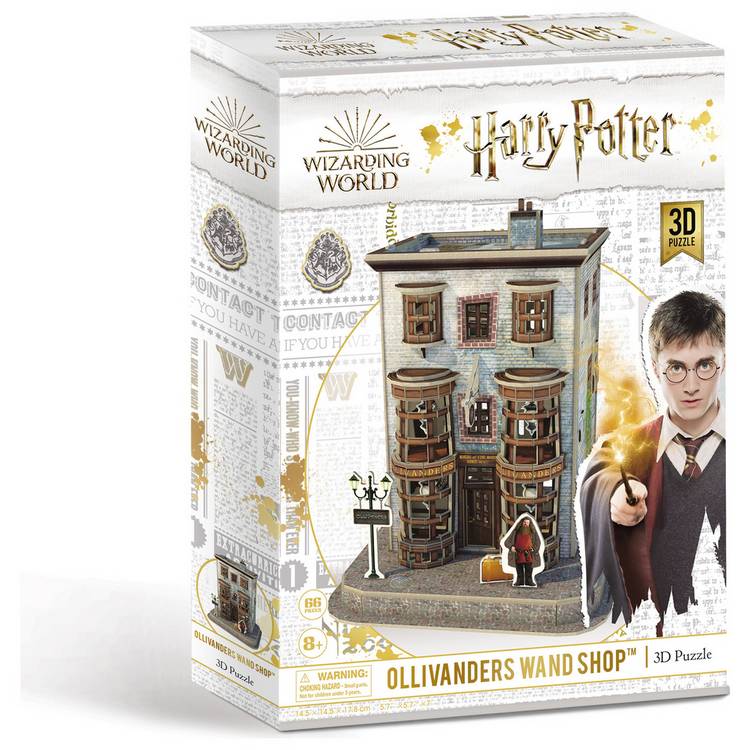Harry Potter Olivanders 3D puzzle kit 66 pieces (British brand)