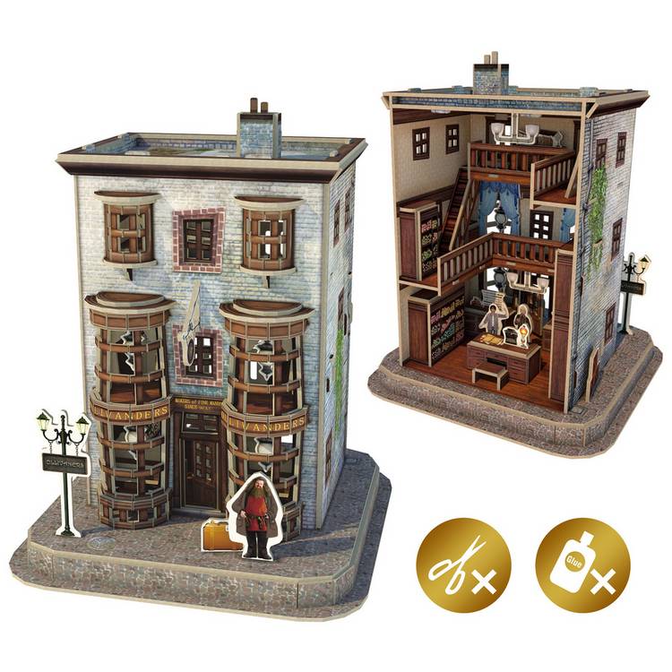 Harry Potter Olivanders 3D puzzle kit 66 pieces (British brand)