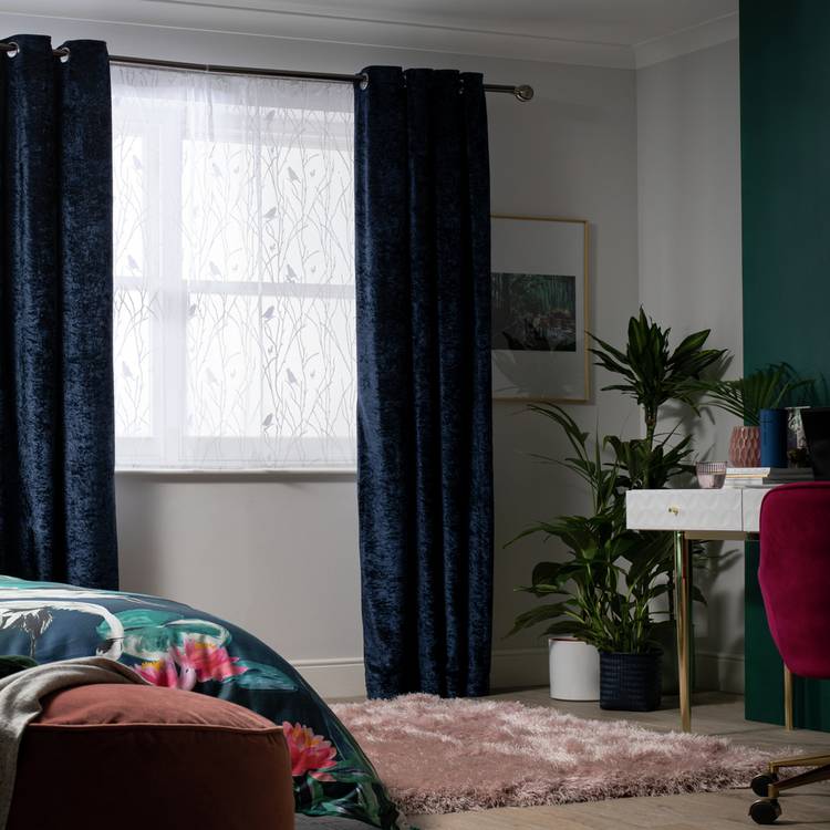 Habitat bird net curtain white 240x91cm, UK version