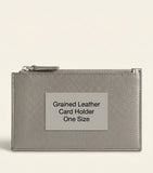 Balenciaga leather zip-up card holder with five card slots, UK version