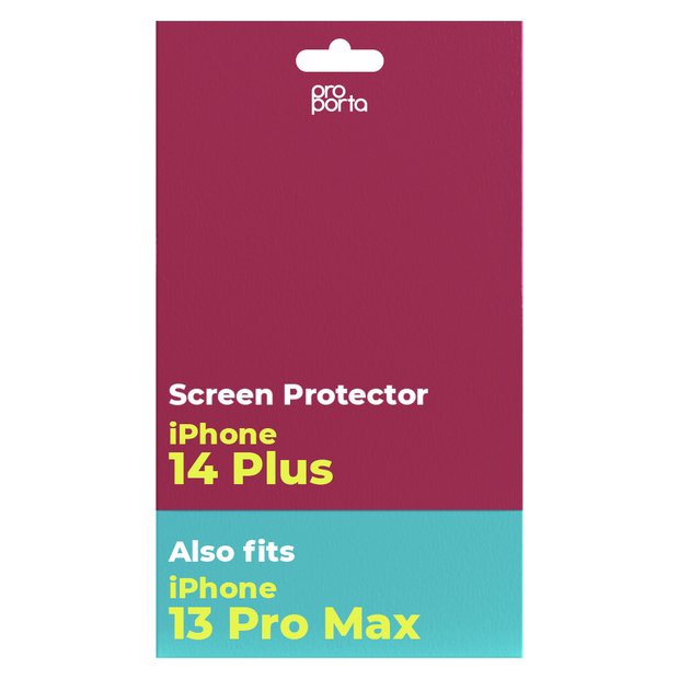 Proporta screen protector for iPhone 13 Pro Max/14 Plus, UK version