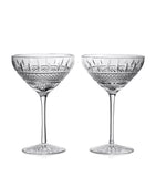 Waterford Irish Lace martini glasses set of 2 280ml (British brand)