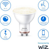 Philips WiZ GU10 smart LED bulb (British brand)