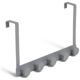 Argos Habitat Overdoor Pack of 5 Round Hooks - Grey- Buy online at McGrocer