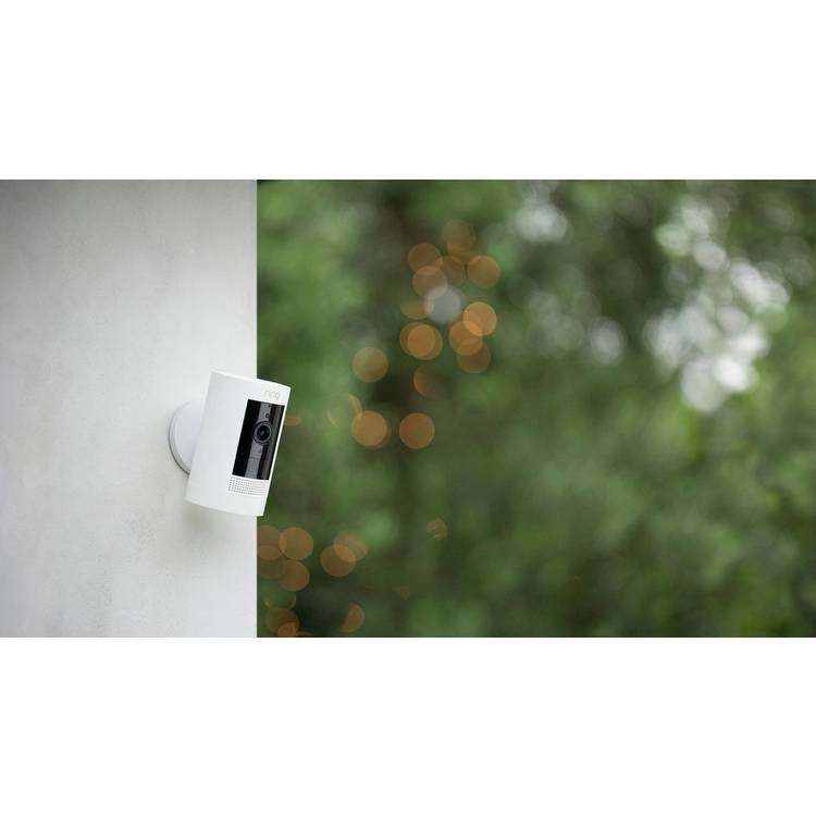 Ring Stick Up Cam Battery white indoor outdoor security camera (British brand)