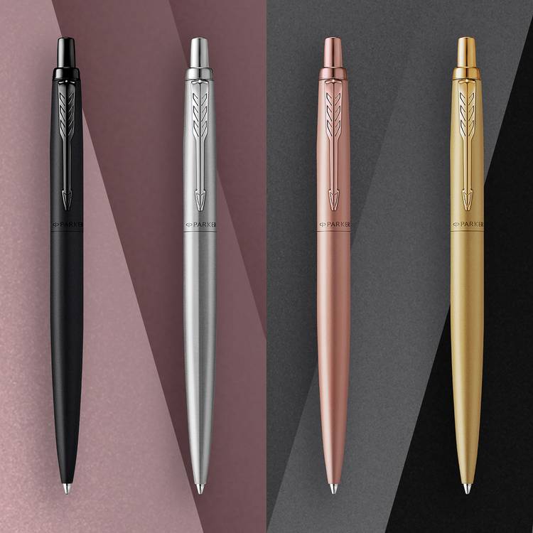 Parker Jotter XL rose gold ballpoint pen with blue ink - British product