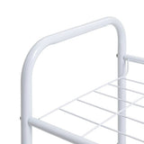 Argos Home Jorn 4 tier shoe rack in white, UK version