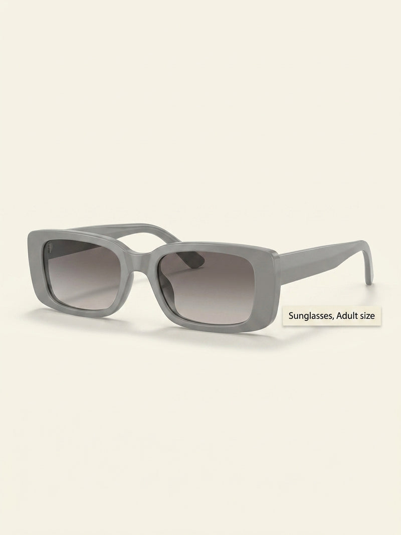 Gucci women's rectangular sunglasses shiny red/brown gradient 54mm - British product