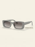 Gucci women's rectangular sunglasses shiny red/brown gradient 54mm - British product