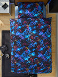 Glow in the dark gamer duvet cover and pillowcase set, UK version