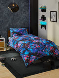 Glow in the dark gamer duvet cover and pillowcase set, UK version