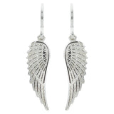 Revere silver wing drop earrings, UK version