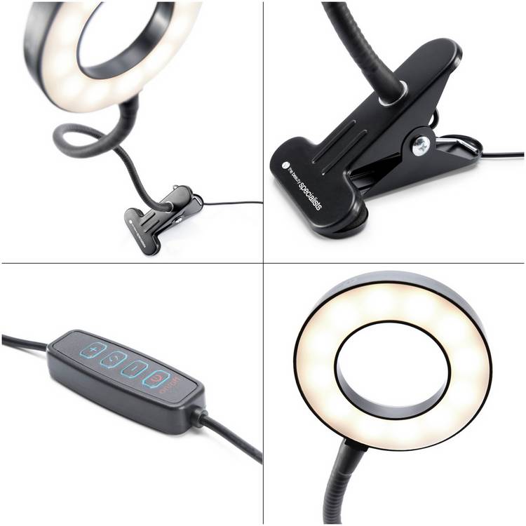 Rio Beauty Station LED ring light, imported from the UK