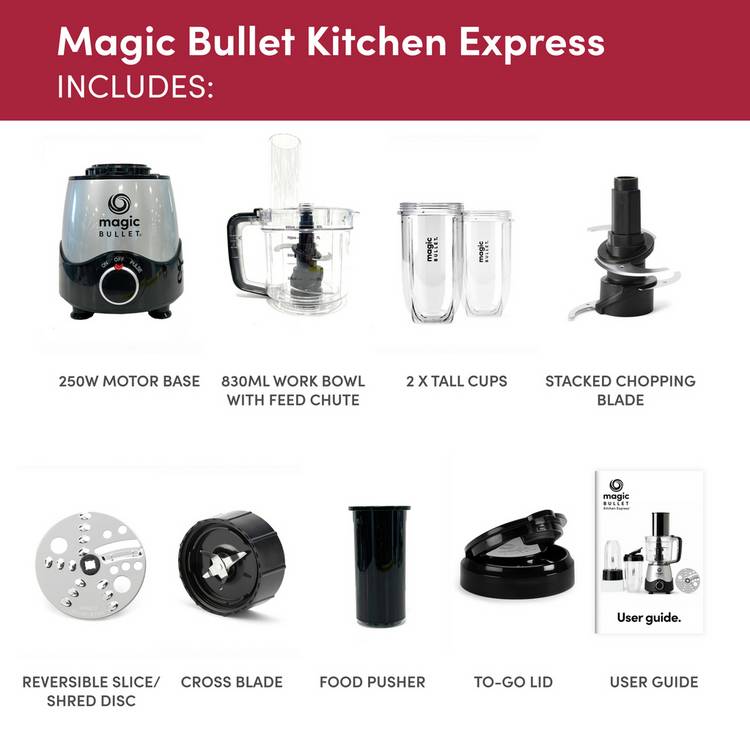 nutribullet Magic Bullet Kitchen Express food processor - British product