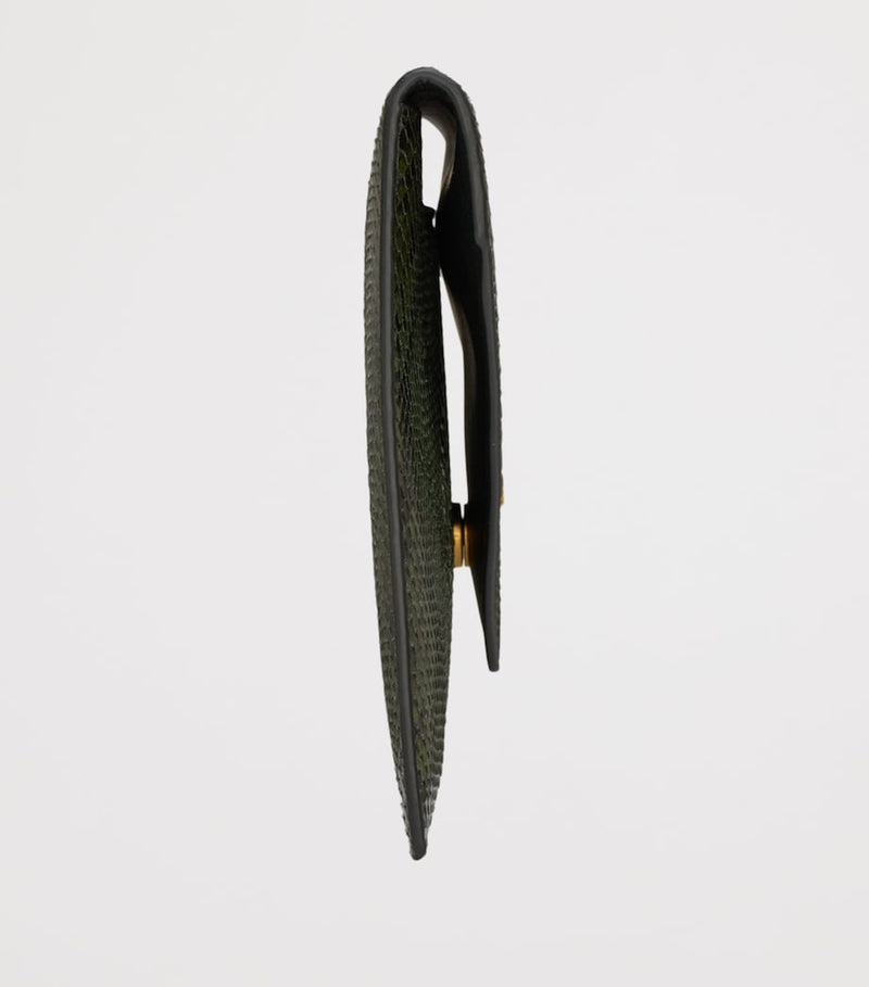 Saint Laurent large envelope Cassandre pouch python skin - British product
