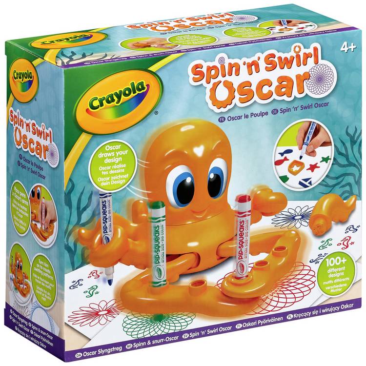 Crayola Spin and Spiral Oscar the Octopus toy (British brand)