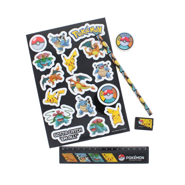 Pokémon large art colouring set, UK version