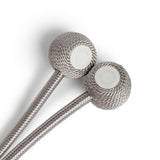 Argos Home magnetic curtain tie backs grey 38-43cm - British product