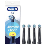 Argos Oral-B iO Ultimate Clean Toothbrush Heads Black 4 Pack- Buy online at McGrocer