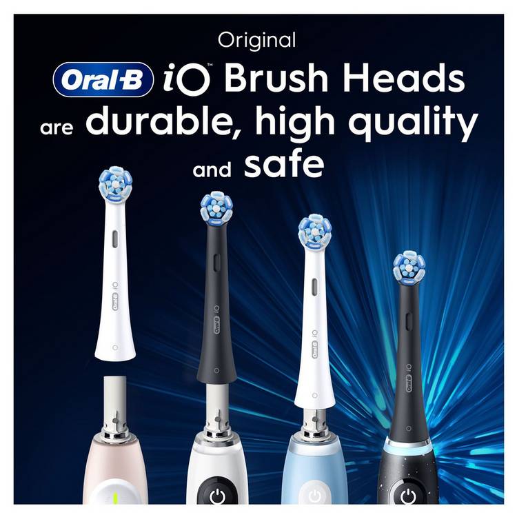 Oral-B iO Ultimate Clean toothbrush heads 4 pack (British brand)