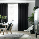 Habitat black velvet curtains 117x137cm - British product