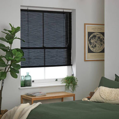 Argos Habitat Bamboo Black Roller Blind - 90cm- Buy online at McGrocer