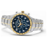 Citizen men's Eco-Drive watch with blue dial 47mm - British product