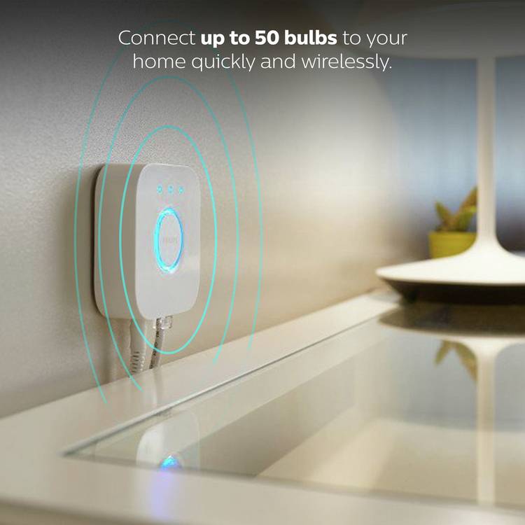 Philips Hue Smart Lighting Bridge hub, imported from the UK