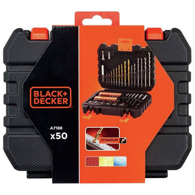 Argos Black+Decker 50 Piece Drill, Screw and Socket Set- Buy online at McGrocer