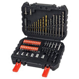 Black+Decker drill and screw set 50 piece, UK version