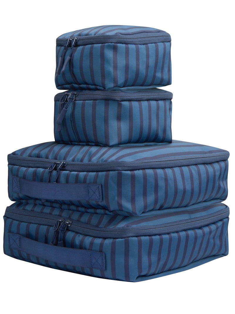 Cabin Max blue striped packing cube set 5-piece, imported from the UK
