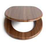 Argos Home wood effect toilet seat brown, imported from the UK
