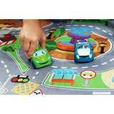 Chad Valley dual sided car mat with 2 cars - British product