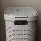 Addis laundry basket slimline light grey 40L, UK version