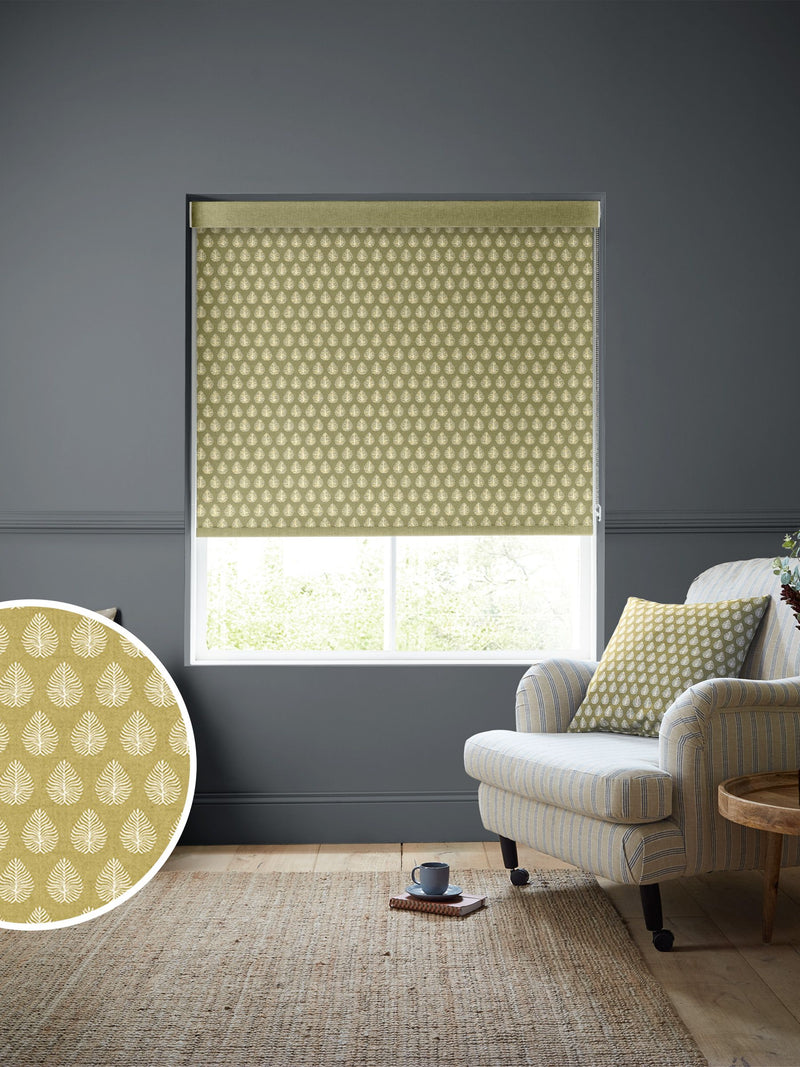 Emily Bond Pollen Jaipur roller blinds made to measure - British product