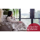 Dreamland faux fur husky heated throw large, UK version