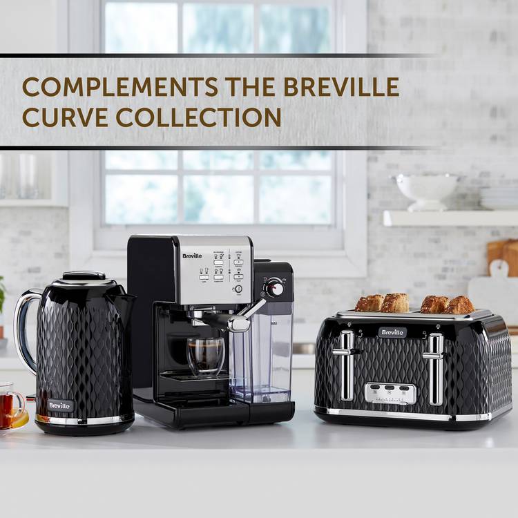 Breville One-Touch espresso coffee machine black - British product