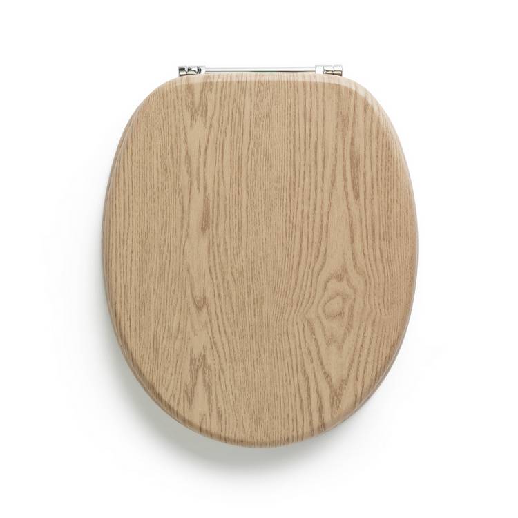 Argos Home oak effect toilet seat - British product