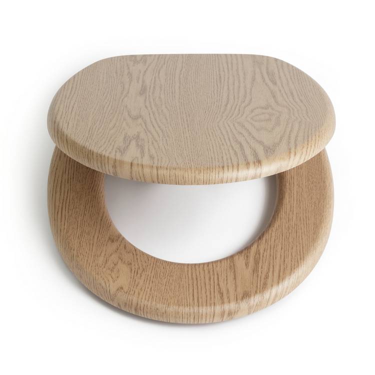 Argos Home oak effect toilet seat - British product