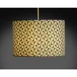 Habitat green geometric lampshade 30cm, imported from the UK