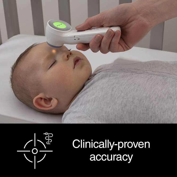 Braun BNT400 No Touch + Touch thermometer with Age Precision (British brand)