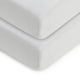 Argos Habitat Kids Cotton Jersey White 2 Pack Crib Fitted Sheet- Buy online at McGrocer