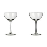 Habitat Portofino set of 2 champagne coupe glasses, imported from the UK