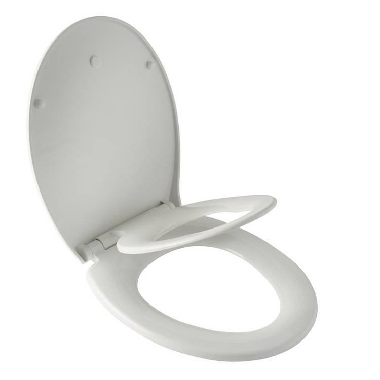 Bemis 2-in-1 family toilet seat white, imported from the UK